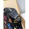 モノグラム・マルチカラー 全鋼製 M13663G Pochette Accessoires ハンドバッグ｜Louis Vuitton x 村上隆 コラボ カラフルな Monogram 柄 13×4×22cm