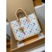 モノグラム・マルチカラー 免税版 M13079G 全鋼製 Louis Vuitton x 村上隆 OnTheGo ミッドサイズハンドバッグ|カラフルな Monogram で遊び心溢れるデザイン 27×14×35cm