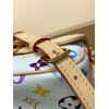 モノグラム・マルチカラー Louis Vuitton x 村上隆 コラボ Nano Diane ハンドバッグ｜カラフルな Monogram で個性的なファッションを演出 10.5×6×19cm