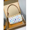 モノグラム・マルチカラー 全鋼製 13404G Louis Vuitton x 村上隆 コラボ Pochette Accessoires ハンドバッグ｜カラフルな Monogram で個性的なファッションを体現 13×4×22cm
