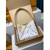モノグラム・マルチカラー 免税版 M13661G 全鋼製 Louis Vuitton x 村上隆 CarryAll スモールハンドバッグ｜明るい色合い × エレガントなディテール 24×12×29cm