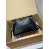  免税版 M24860G 全鋼製 CarryAll BB ハンドバッグ｜柔らかい羊革 × ファッショナブルなシワ加工のデザイン 17×10×26cm