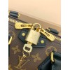 モノグラムバッグ 全鋼製 M13146G Speedy Trunk ハンドバッグ｜2025 Cruise 早春ショーで再構築されたクラシックデザイン 20.5×16×11cm