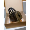 モノグラムバッグ 全鋼製 M13146G Speedy Trunk ハンドバッグ｜2025 Cruise 早春ショーで再構築されたクラシックデザイン 20.5×16×11cm