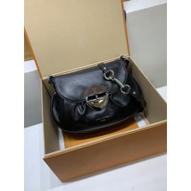 モノグラムバッグ 免税版 M12192G 全鋼製 Sunset Vibe ハンドバッグ｜光沢羊革と Monogram で彩るレトロな雰囲気 18×3×27cm