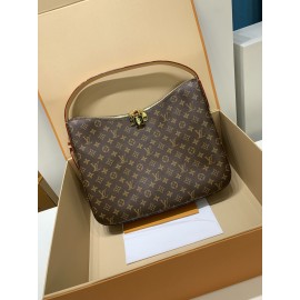 モノグラムバッグ 【免税版 全鋼製】M12098G Slouchy ミディアムハンドバッグ 31×11×40cm