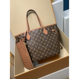 モノグラムバッグ 全鋼製 M12061G Neverfull Inside Out ミディアムハンドバッグ｜ダブルフェイスデザイン × 着脱式ポケット、多機能でスタイリッシュ​ 28×14×31cm