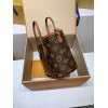 モノグラムバッグ 免税特典！M12209 棕 G 全鋼製 Neverfull Bandoulière Inside Out BB ハンドバッグ｜ダブルフェイス × 着脱ポーチ × 斜め背負い、洗練された細部で魅力満点 14×9×24cm