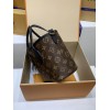 モノグラムバッグ 全鋼 M12099G Neverfull Bandoulière Inside Out BB ハンドバッグ｜両面仕様 × 着脱ポーチ × 斜め掛け、精緻なディテールで魅力満載 14 x 9 x 24 cm