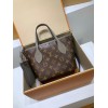 モノグラムバッグ 全鋼 M12109G Neverfull Bandoulière Inside Out BB ハンドバッグ｜両面仕様 × 着脱ポーチ × 斜め掛け、メタルアクセントで洗練感満載​ 14 x 9 x 24 cm