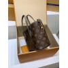 モノグラムバッグ 全鋼 M12109G Neverfull Bandoulière Inside Out BB ハンドバッグ｜両面仕様 × 着脱ポーチ × 斜め掛け、メタルアクセントで洗練感満載​ 14 x 9 x 24 cm