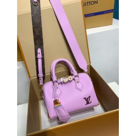  中国独占先行！M24598G 全鋼七夕限定 Speedy 18Cm｜パープルセットアクセサリー × カスタマイズ可能、特別な愛を込めた逸品 Speedy 18Cm