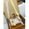 モノグラム・マルチカラー 全鋼 M24606G LV 新モデル Speedy 18Cm｜七夕カスタマイズ × 白地モノグラムセット、カスタマイズで専属のバッグを手に入れよう speedy 18Cm
