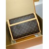 モノグラムバッグ 免税版 M47149G Dauphine Soft ラージハンドバッグ｜2024 年春夏コレクション × 柔らかい Monogram キャンバス、LV Circle ロゴで高級感満載​ 28×20×11cm