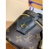 モノグラムバッグ M47125G Vanity Chain Pouch ハンドバッグ｜クラシック化粧ケースインスピレーション ×Monogram キャンバス、LV 刻印ロックで個性的な逸品​ 19×11.5×6.5cm