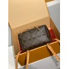 モノグラムバッグ M45501G 全鋼 Montsouris スモールダブルショルダーバッグ｜Monogram キャンバス × アーカイブインスピレーション、多機能でファッション性抜群​ 27.5×33.0×14.0cm