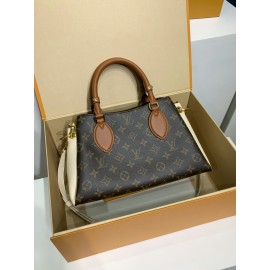 モノグラムバッグ 全鋼 M46495G VENDOME BB ハンドバッグ｜Monogram キャンバス × レザーミックス、精巧なディテールと大容量で伝統と現代を融合​ 26×18×15cm