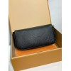 モノグラムバッグ M82154 黒 全鋼 Wallet on Chain Ivy ハンドバッグ｜Monogram Empreinte 圧印レザー ×3way 背負け、財布機能付きで収納性抜群の実用ファッションアイテム​ 23.5×12×4.3cm
