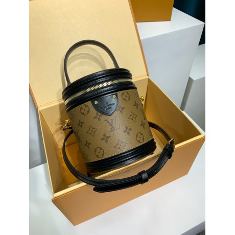 モノグラムバッグ M43986 全鋼ハンドバッグ｜Cannes 化粧箱デザイン ×Monogram 混合キャンバス、多様背負け方と高級感でクラシックを革新​ 15×17×15cm