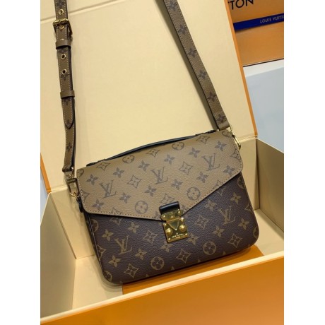 モノグラムバッグ 全鋼 M44876 Pochette Metis ハンドバッグ｜Monogram キャンバスで創られたコンパクトで収納力抜群の優雅なハンドバッグ 25×19×9cm