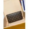 モノグラムバッグ M61276 全鋼 3 点セット Pochette Felicie ハンドバッグ｜エレガントなデザインと機能性の究極の融合 21×12×3cm